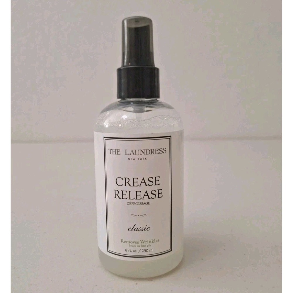 The Laundress New York CREASE RELEASE Full Size Fabric Wrinkle Remover 8oz 250ml